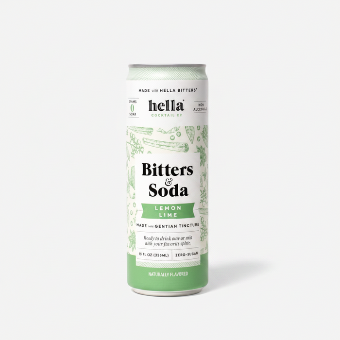 Hella Bitters & Soda Lmn Lime 4pk Cans Lemon Lime