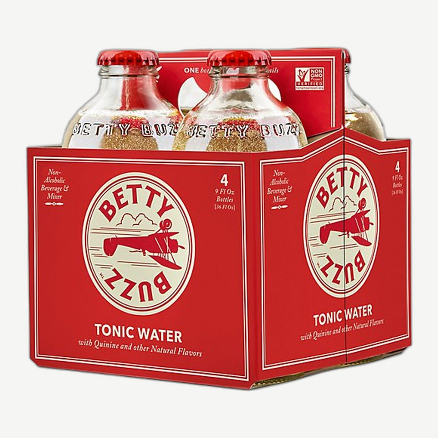 BB Meyer Tonic Water Betty Buzz 4pk 9oz Bottles