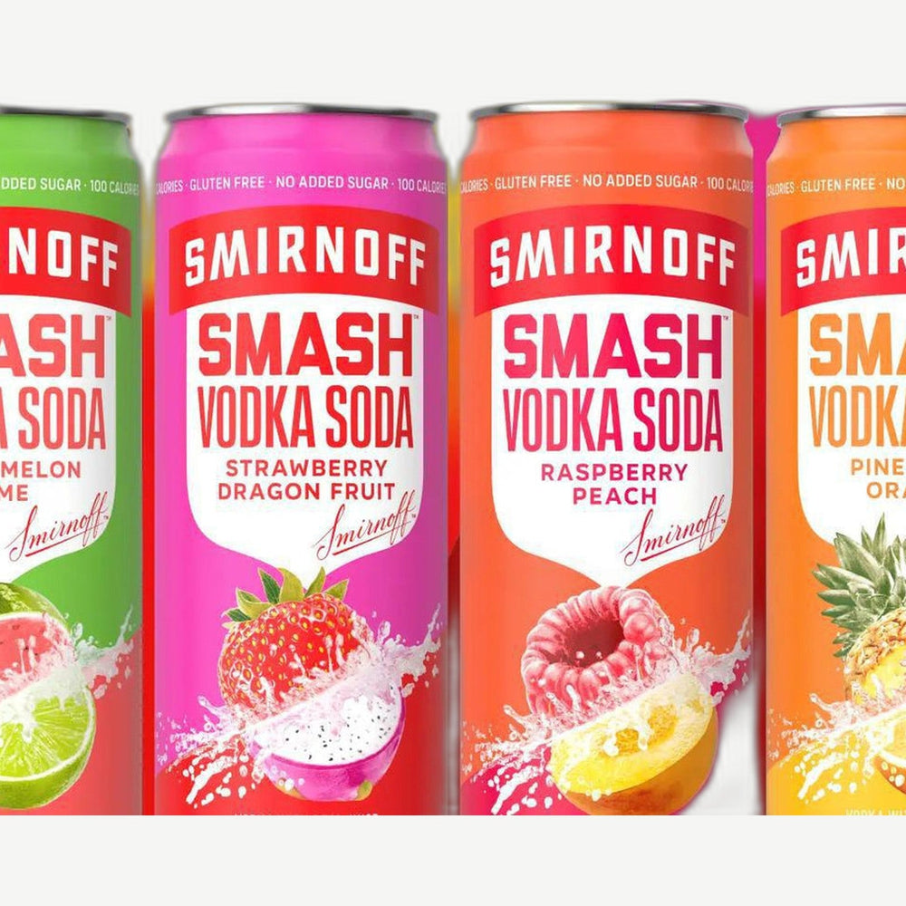 Smirnoff Smash Vodka Soda 8pk 8pk Variety Pack