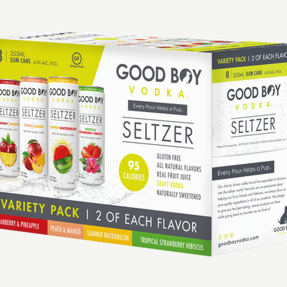 Good Boy Vodka Seltz 8pk John Dalys Vodka Seltzer