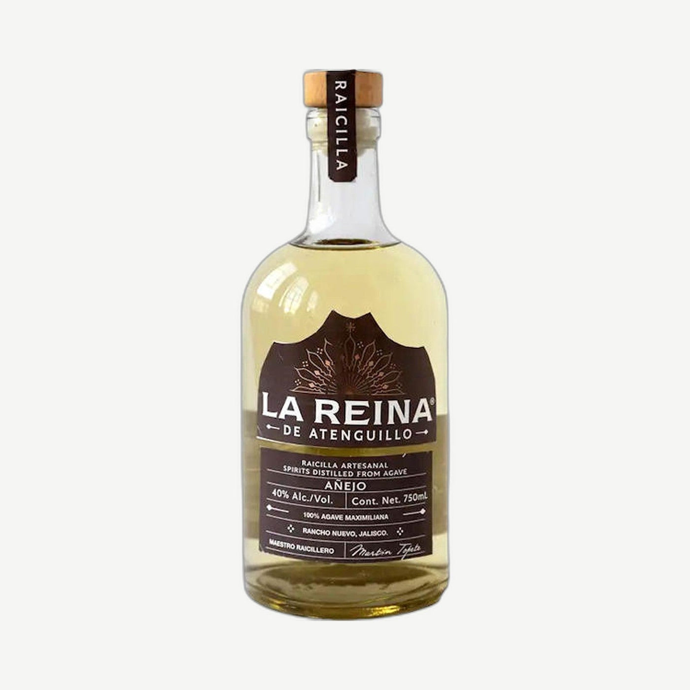 La Reina Raicilla Anejo 750ml 80 Proof