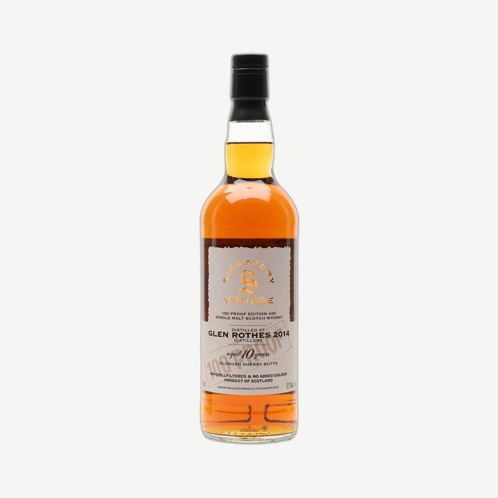 Signatory Glen Rothes 700ml Un-Chillfiltered Hogshead 2010