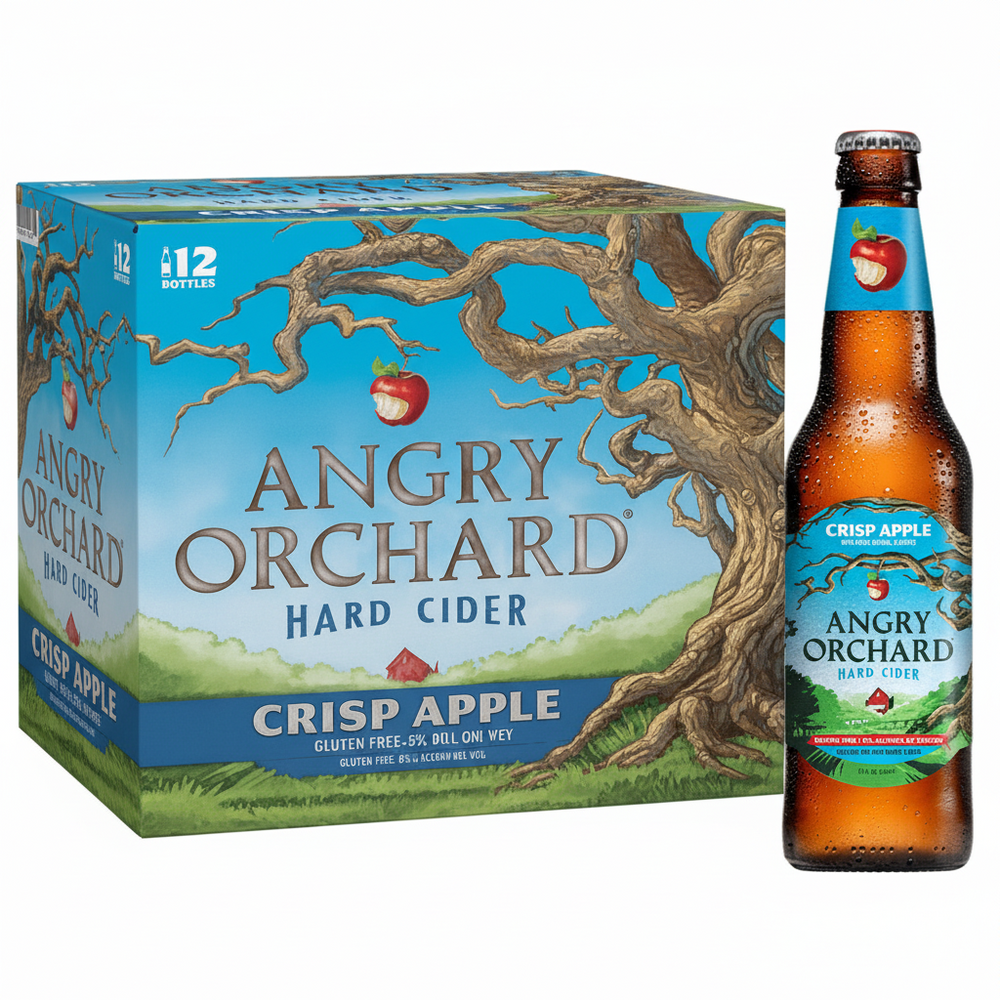 Angry Orchard Crisp Apple 12pk 12pk Bottles Hard Cider