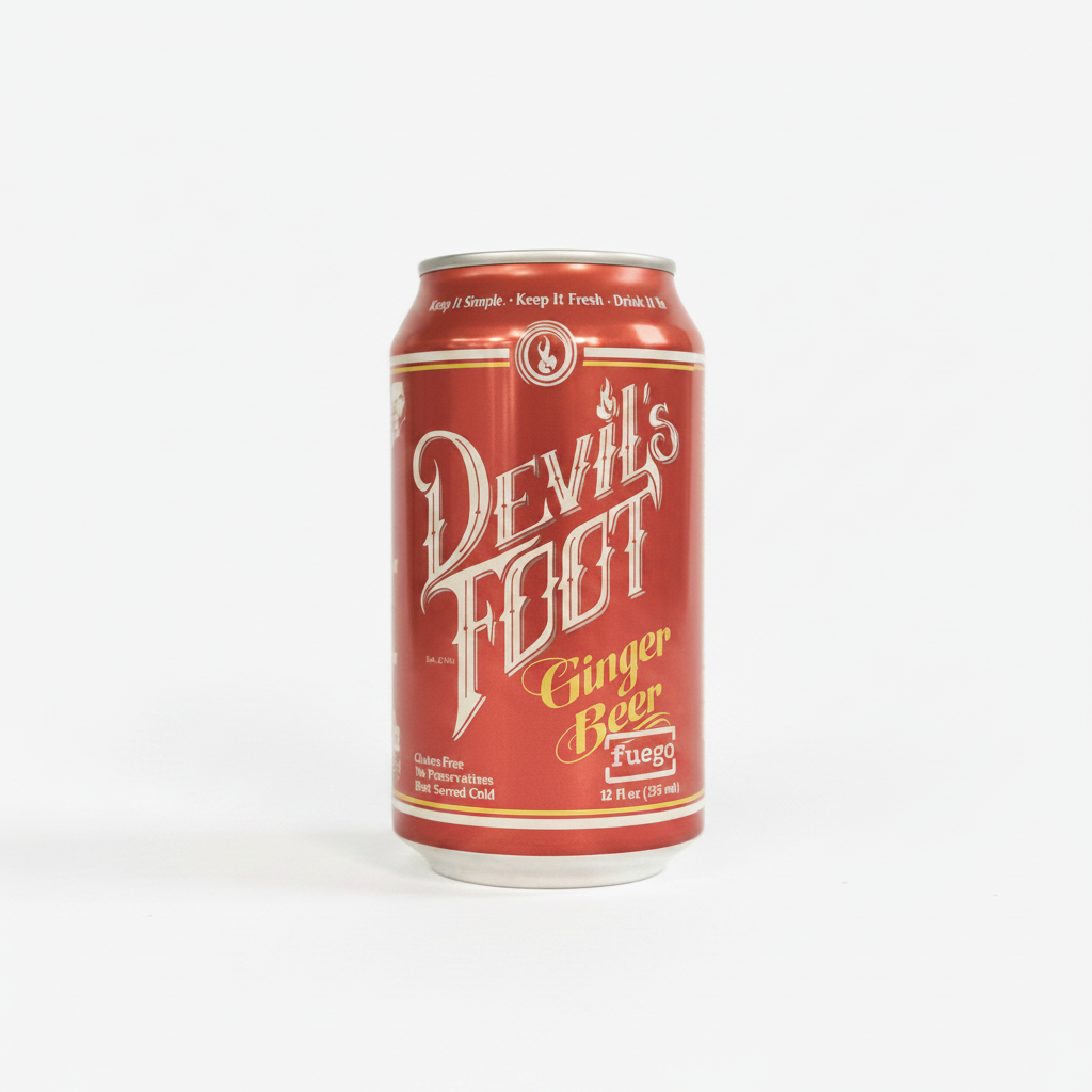 Devils Foot Fuego Ginger Beer 4pk 12oz Cans