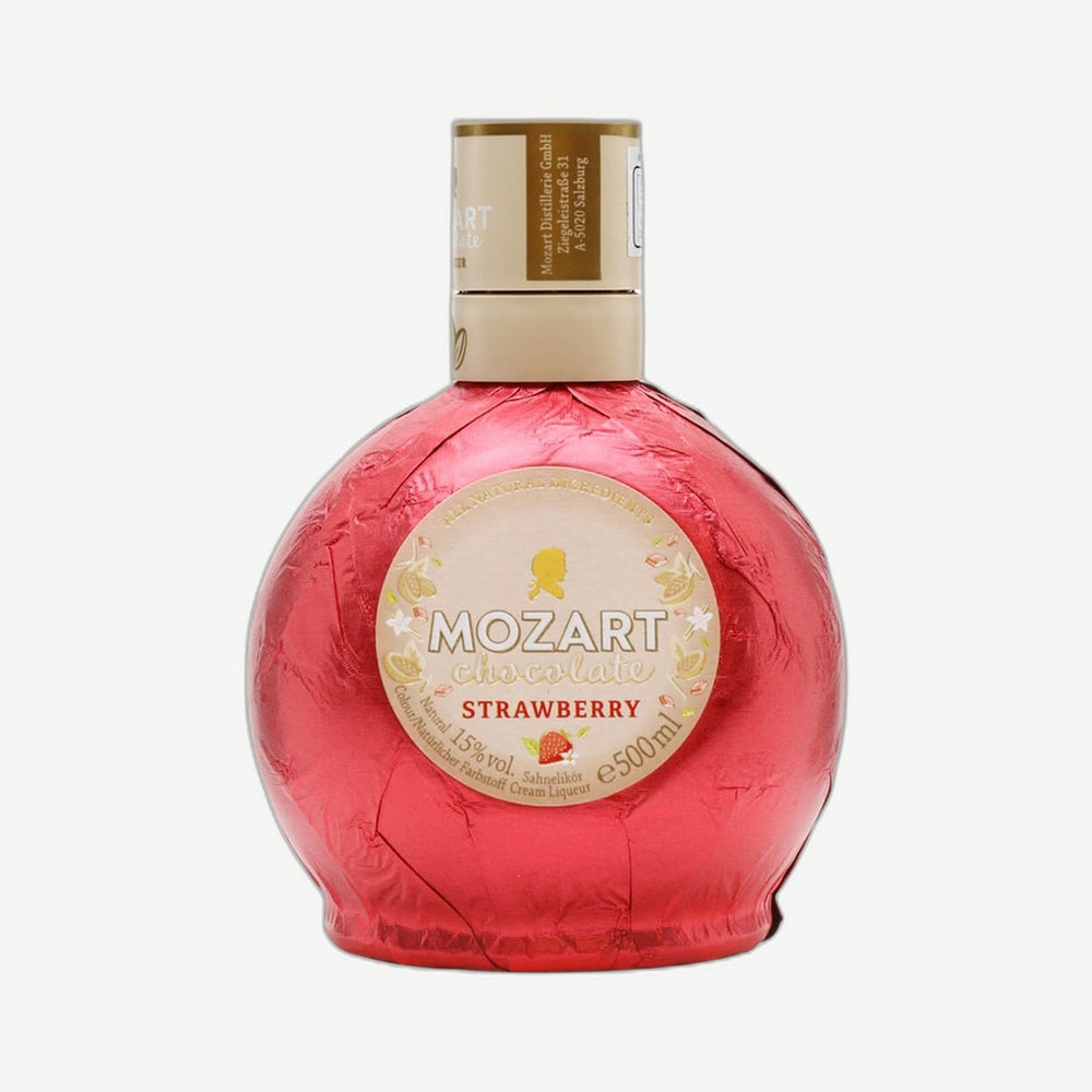 Mozart Strawberry Cream Liq Strawberry Cream Liqueur 750ml