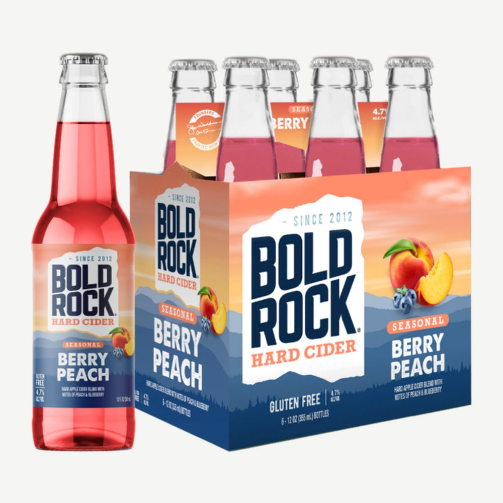 Bold Rock Berry Peach Cider 6pk