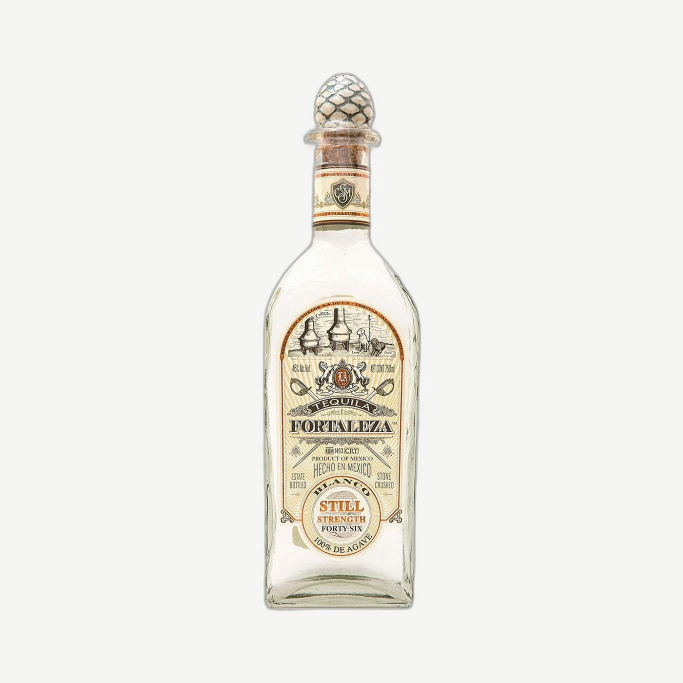 Fortaleza Blanco High Proof Still Strength Forty Six Blanco Tequila