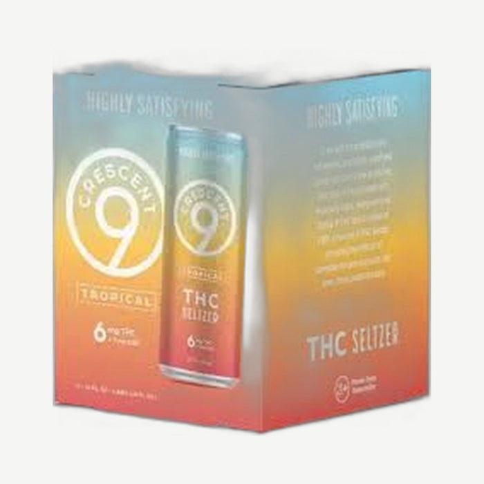 Crescent 9 THC Seltzer 12pk THC & CBD Seltzers 12oz Cans