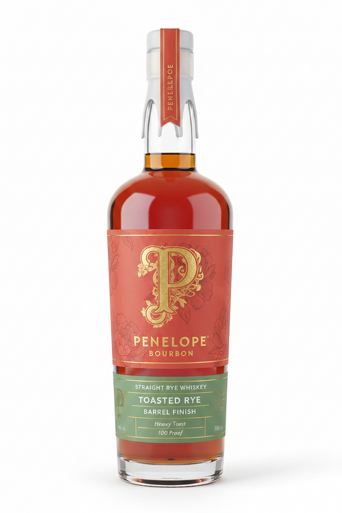 Penelope Rye Toasted Barrel Straight Rye finished in Toasted Barrel
