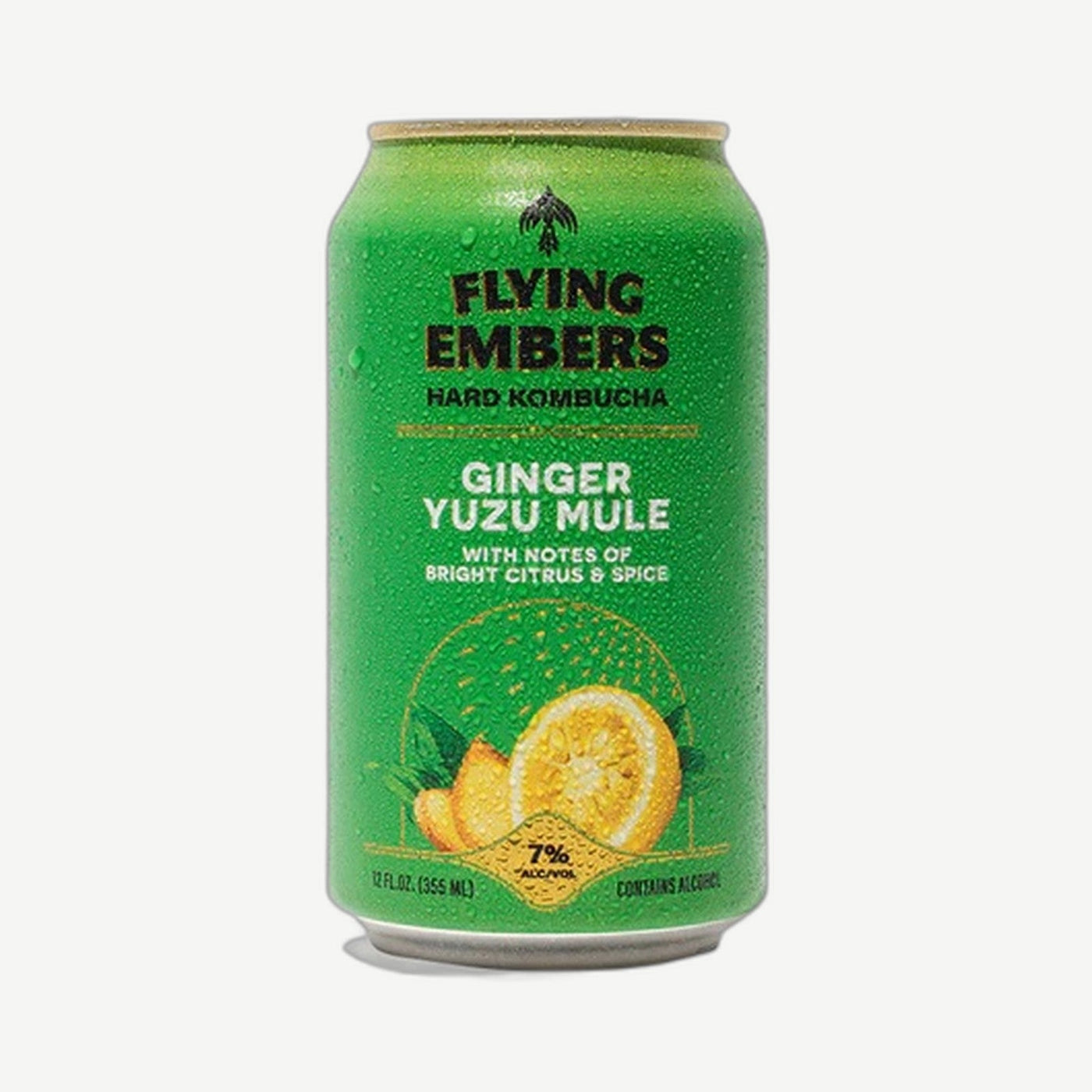 Flying Embers Ginger Yuzu 6pk Hard Kombucha
