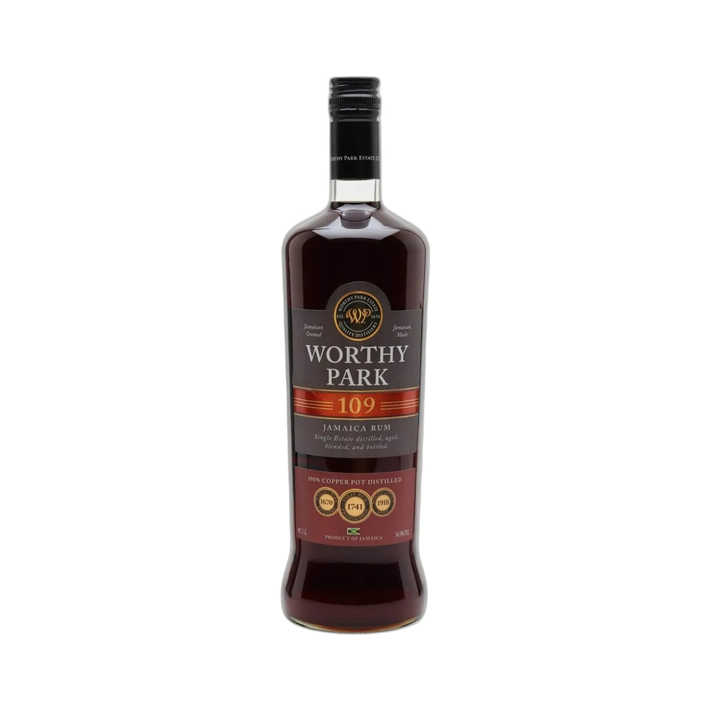 Worthy Park 109p Rum 750ml 750ml Jamaica Rum