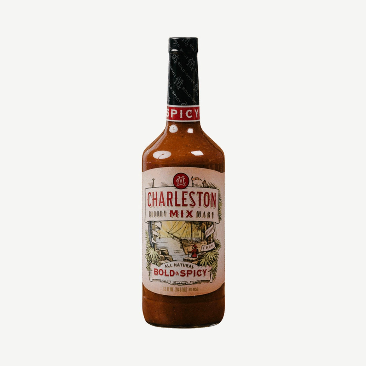 Charleston Bloody Mary Mix Spi 32oz Bold & Spicy