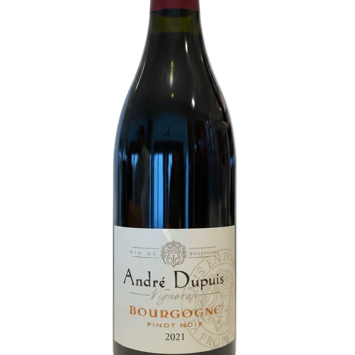 Andre Dupuis Bourgogne 21 Burgundy Pinot Noir France Wine