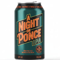 3T Big Night On Ponce Hazy IPA Three Tavern Brewing 4pk 16oz Cans