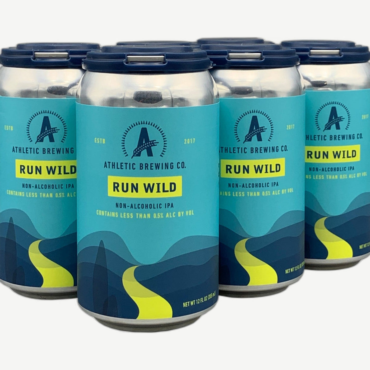 Athletic Run Wild NA Beer 6pk Athletic Brewing Co Non Alcoholic Beer