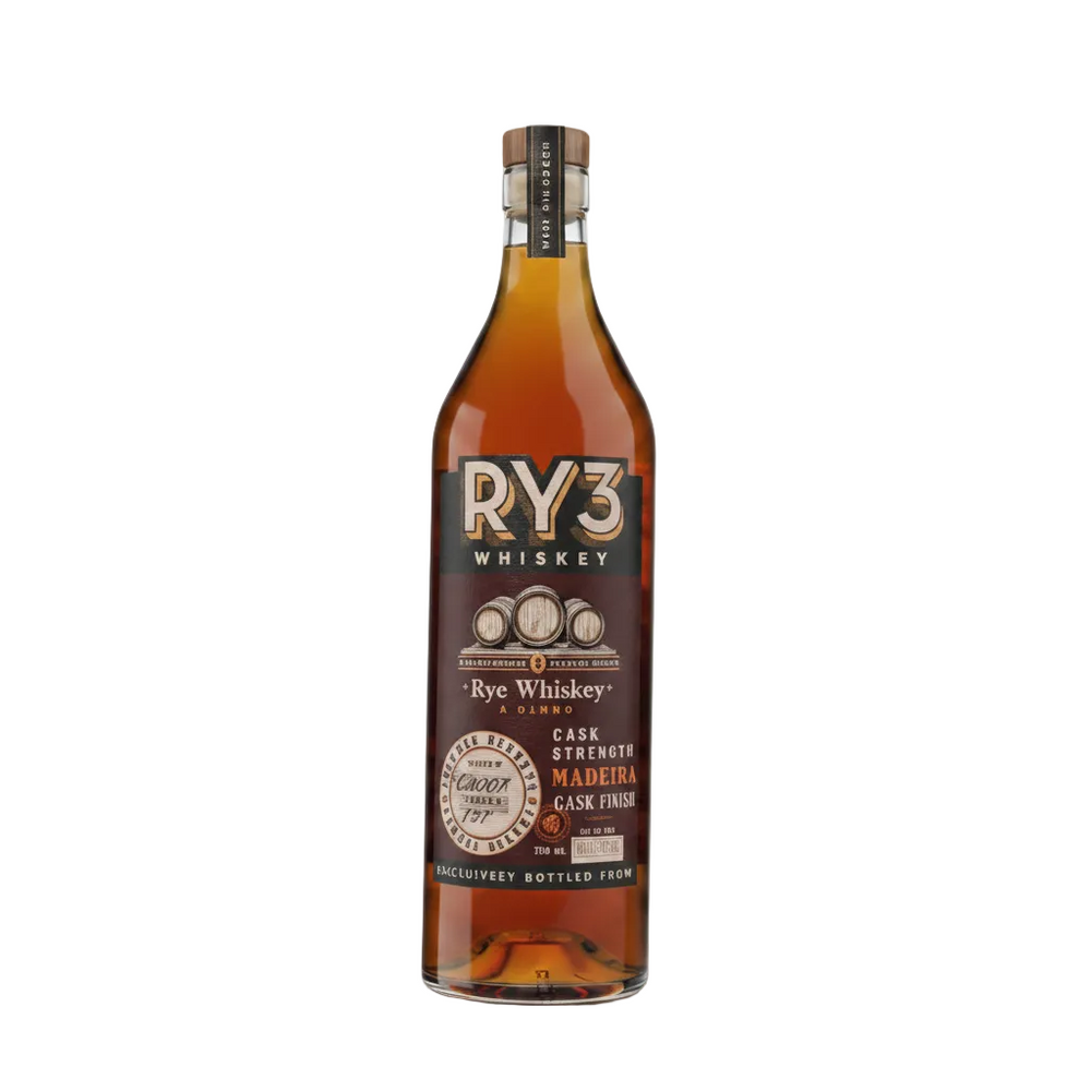 RY3 Rye Whiskey Madeira Barrel Single Barrel Cask Strength