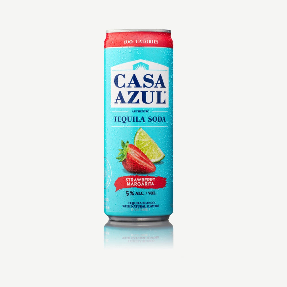 Casa Azul Teqila Soda Str Marg 4pk Strawberry Margarita