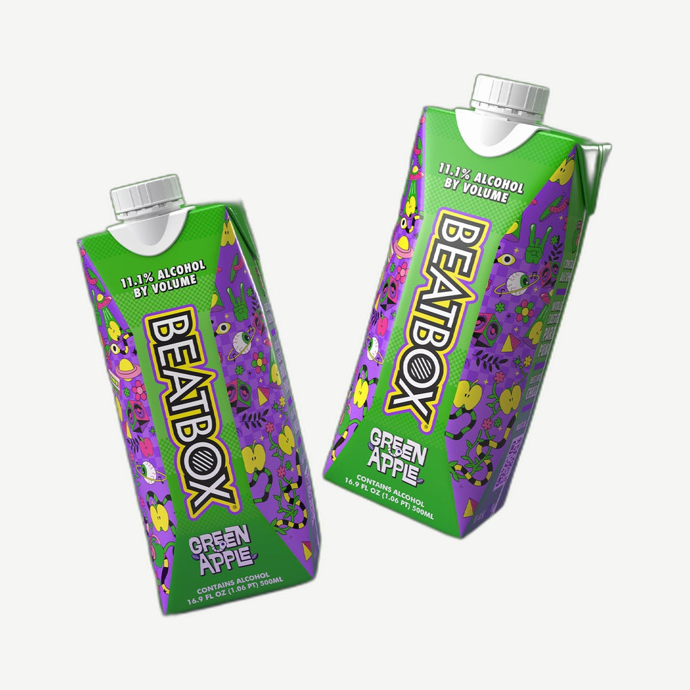 Beatbox Green Apple 500ml Party Punch Green Apple