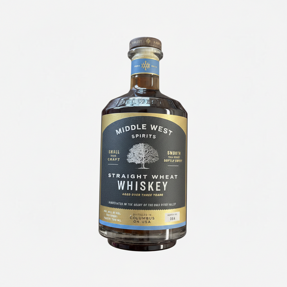 Middle West Strght Wheat Whsik Straight Wheat Whiskey 750ml