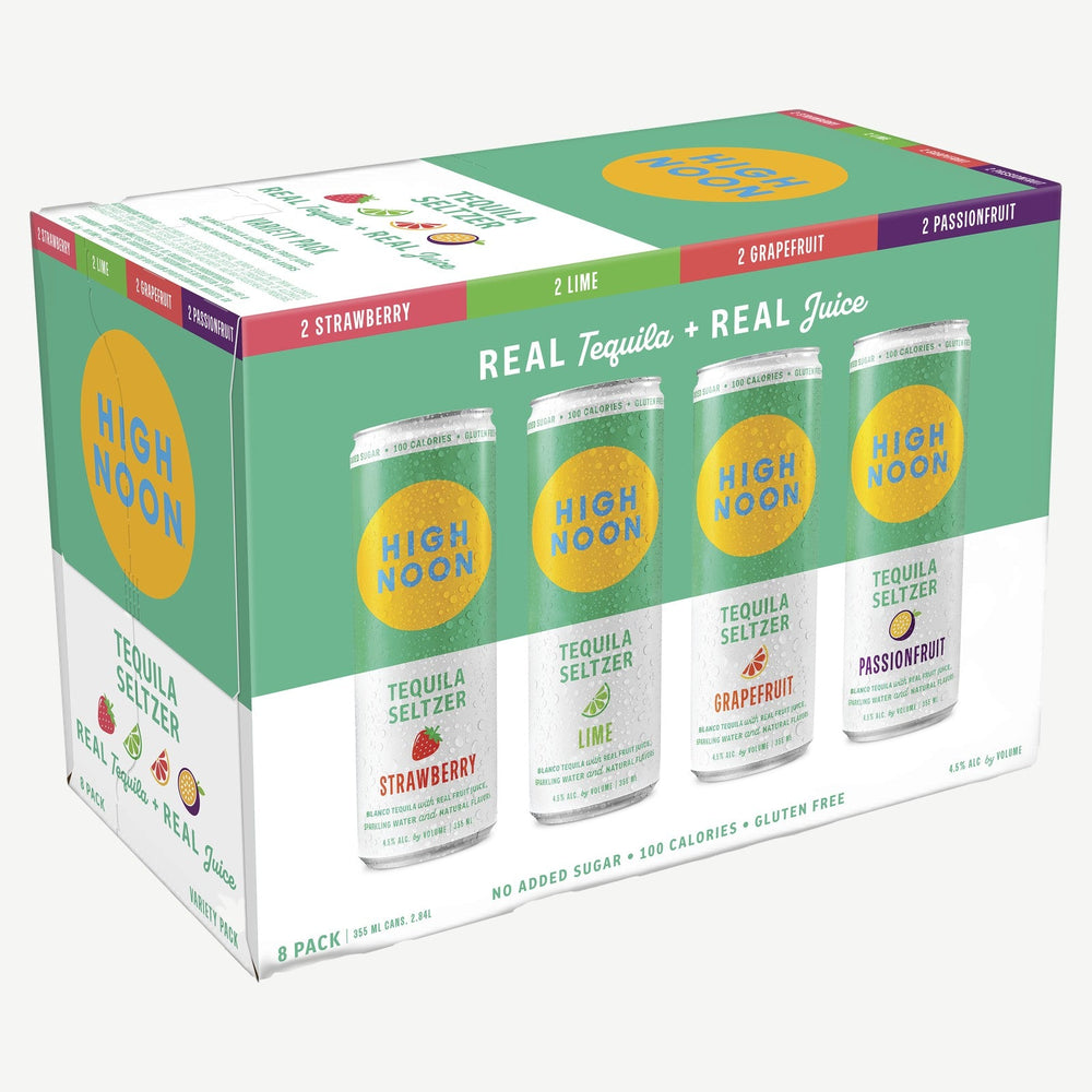 High Noon Tequila Vrty 8pk Tequila Seltzer Variety Pack