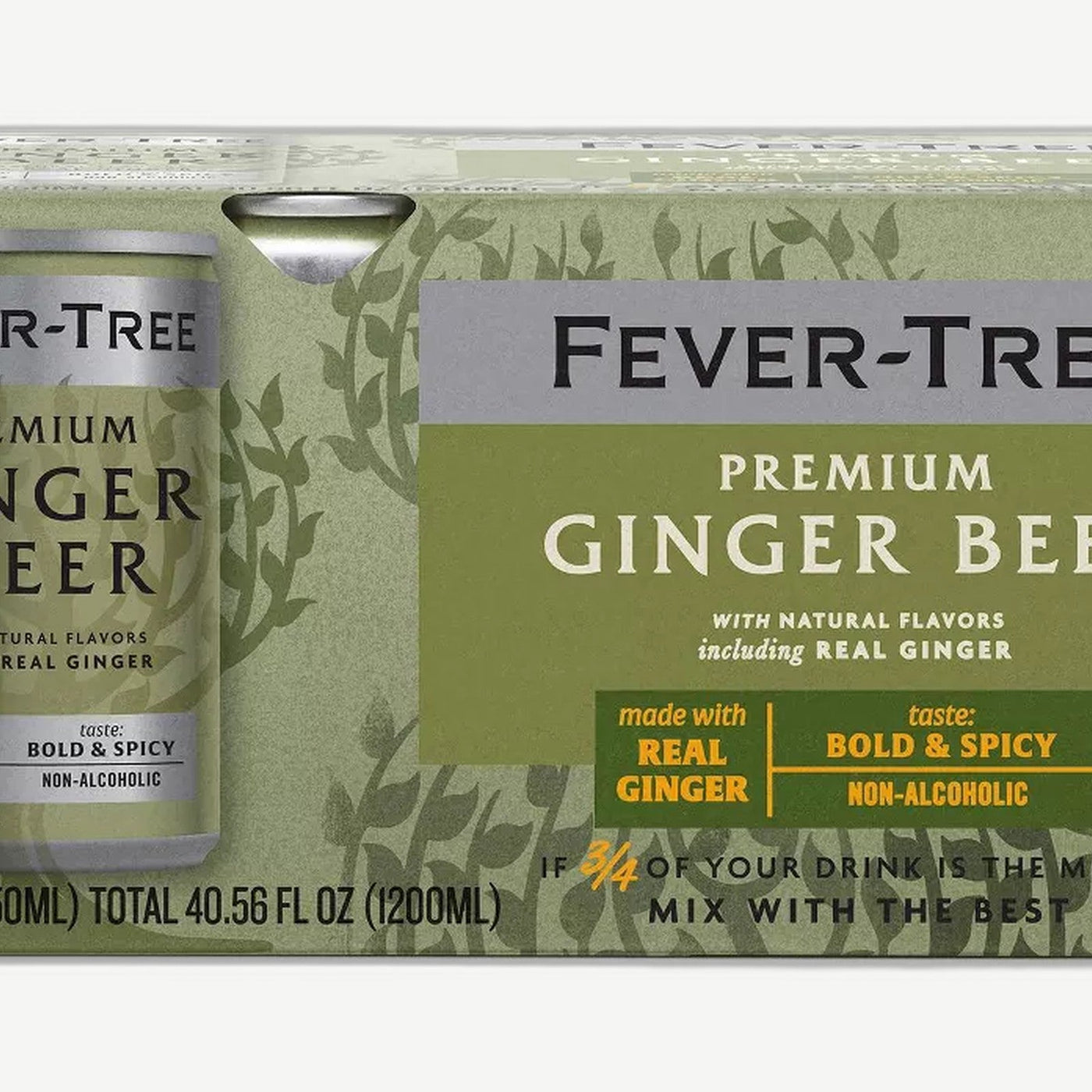 FT  Ginger Beer 4pk Btls Fever Tree Ginger Beer