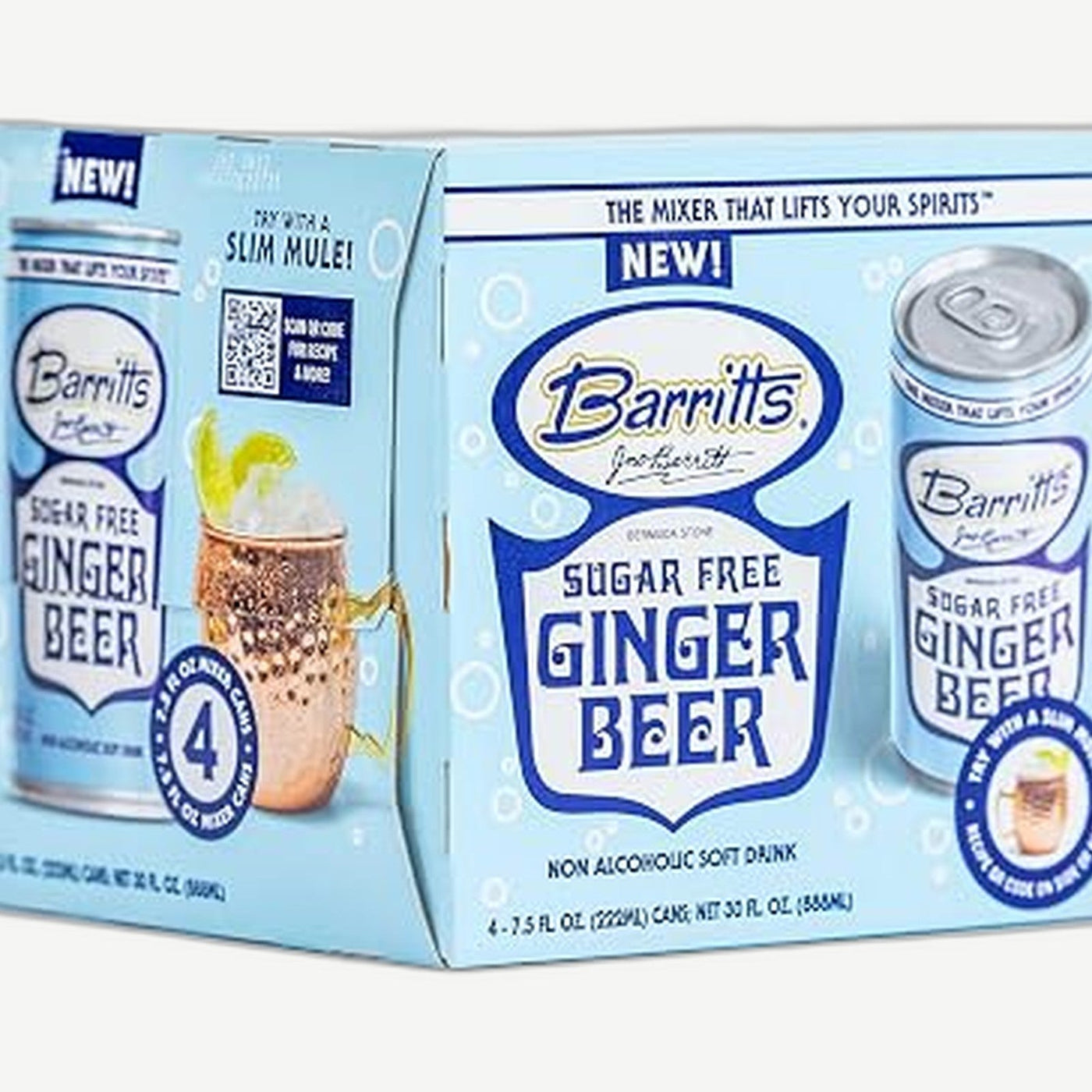 Barritts Diet Ginger Beer 6pk 6pk