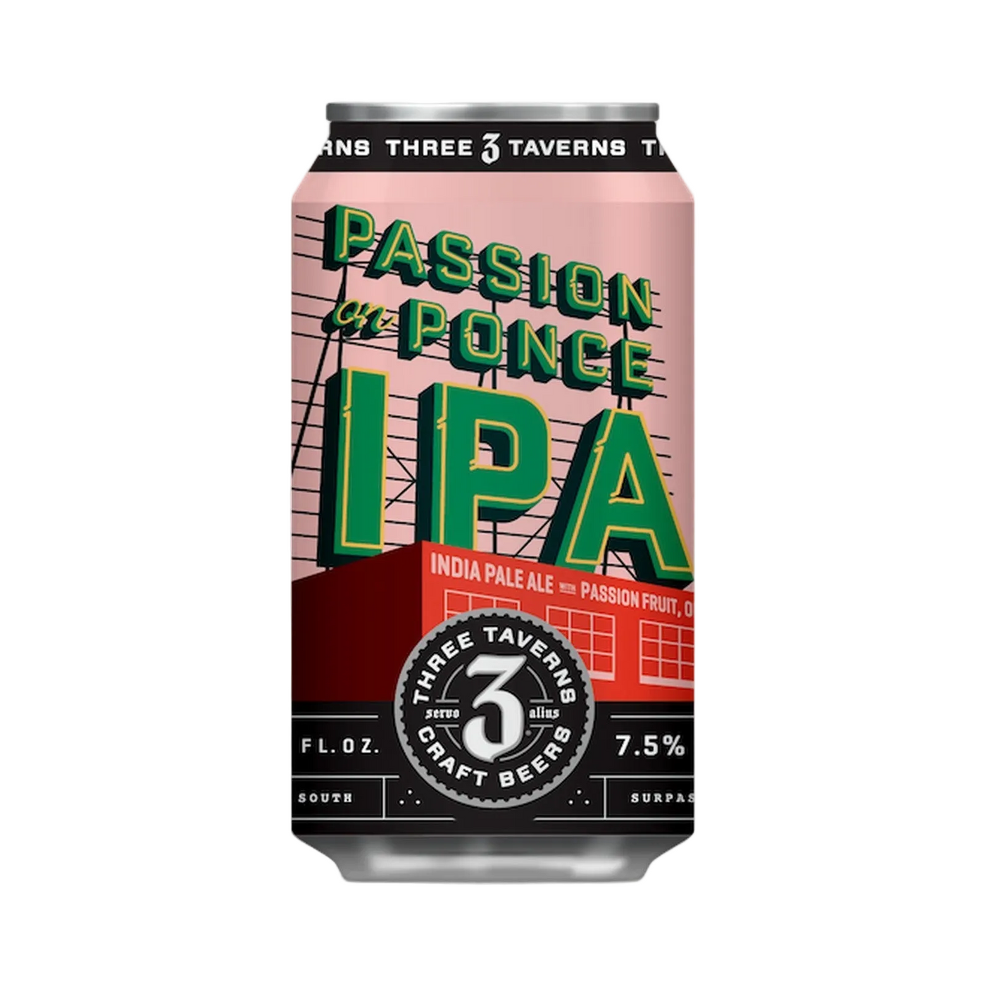 3T Passsion on Ponce IPA Three Tavern Passion Fruit IPA 6pk Cans