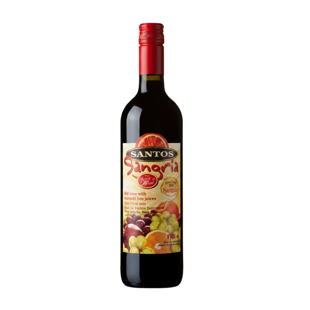 Santos Red Sangria 750ml 750ml Spain Wine