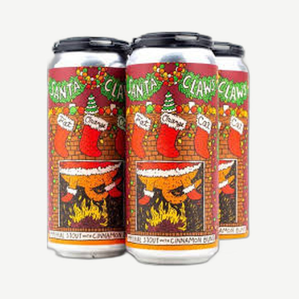 Fat Orange Cat Santa Claws 4pk Imperial Stout w/Cinnamon Buns