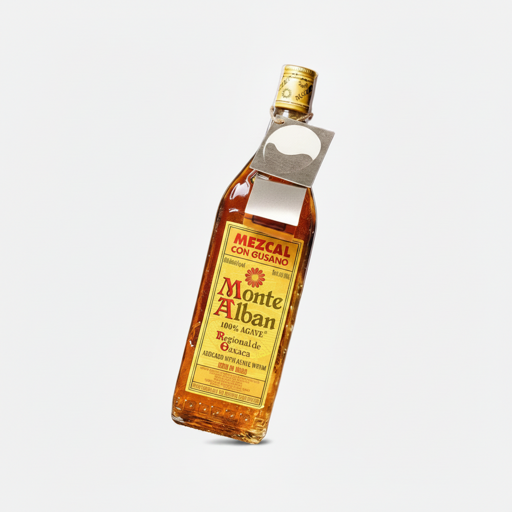 Monte Alban Mezcal Con Gusano 750ml Monte Alban Mezcal Con Gusano