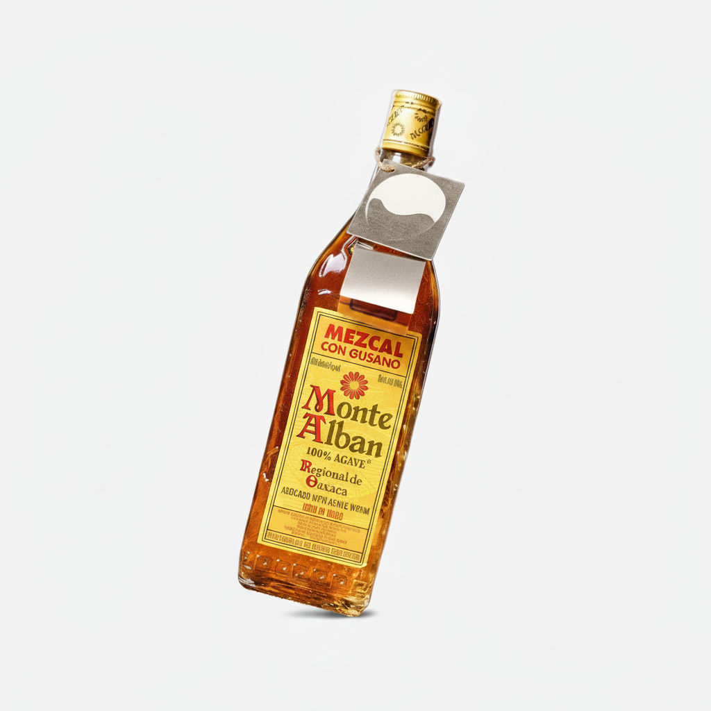 Monte Alban Mezcal Con Gusano 750ml Monte Alban Mezcal Con Gusano