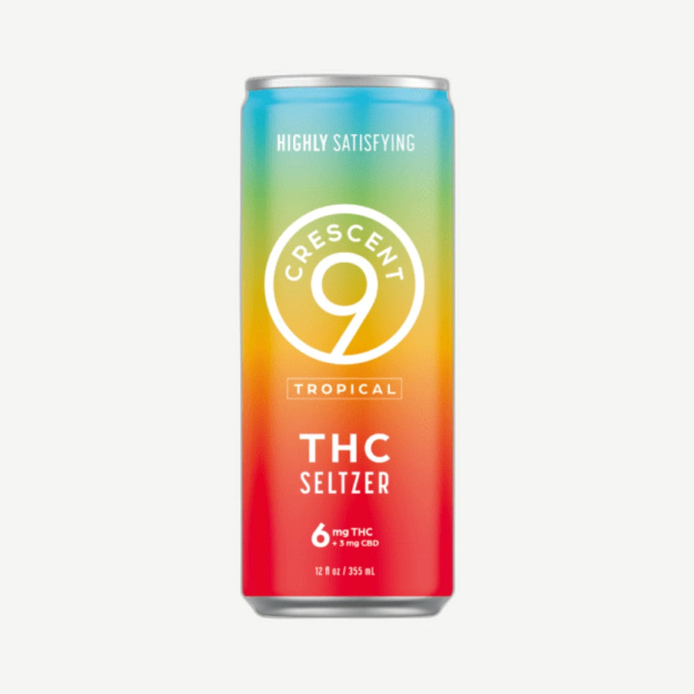 Crescent 9 D9 6mg Seltzer 4pk Tropical 6mg 4pk Cans