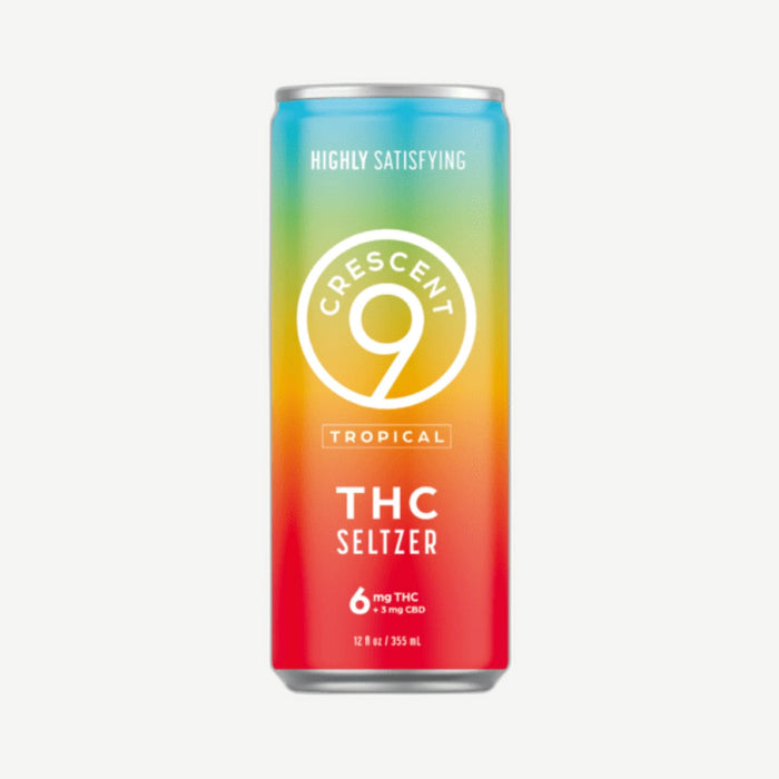 Crescent 9 D9 6mg Seltzer 4pk Tropical 6mg 4pk Cans