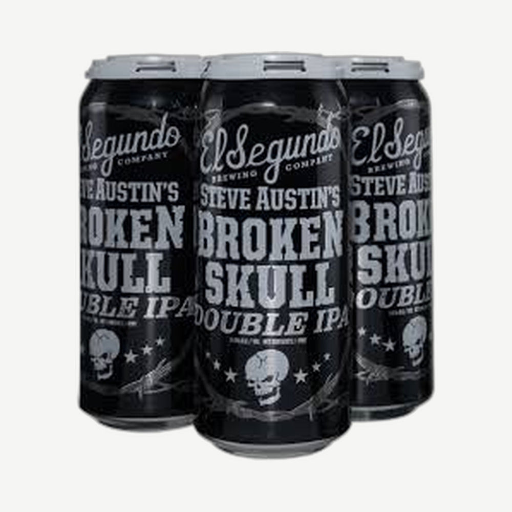 El Segundo Broken Skull DIPA 4pk 16oz Cans Steve Austin