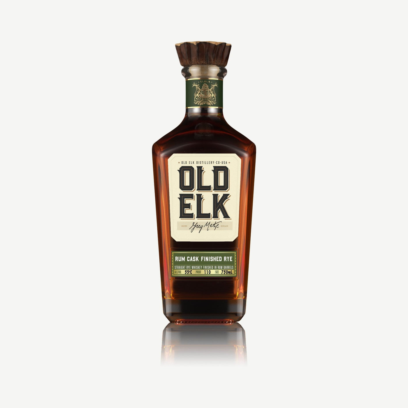 Old Elk Rum Cask Finished Rye 750ml