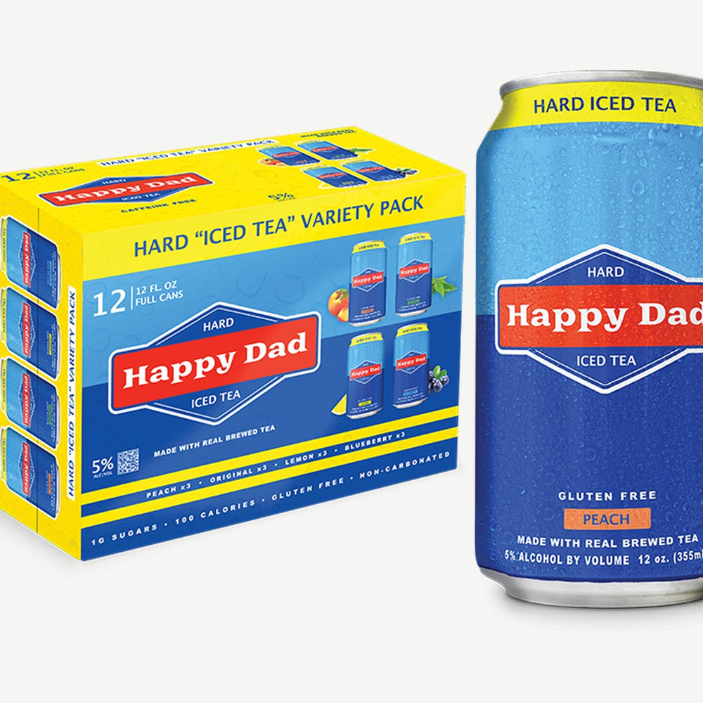 Happy Dad Hard Tea Variety 12pk 12oz Hard Tea