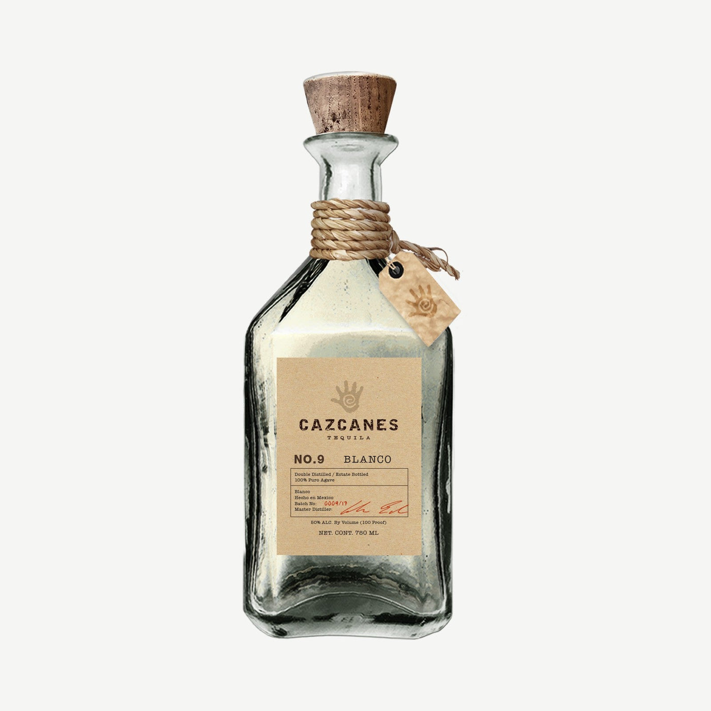 Cazcanes Tequila Blanco no.9 750ml 100pf