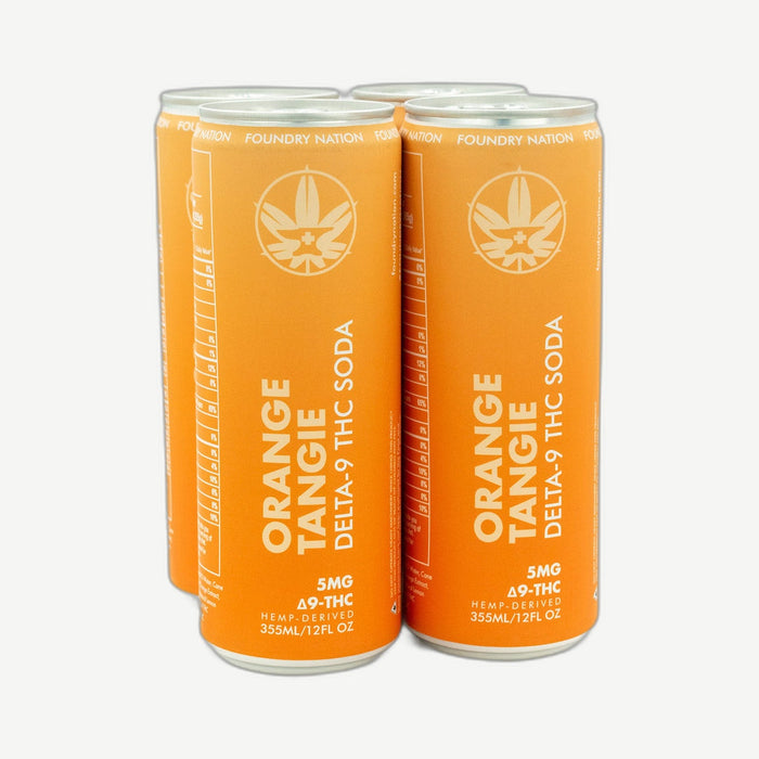 Foundry Thc Orng Tangie Soda D9 Thc infused Soda 5mg Thc