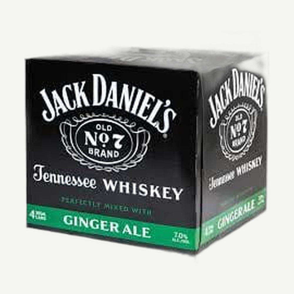 JD Whskey & Ginger Ale 4pk Jack Daniels 4pk Whiskey & Ginger Ale
