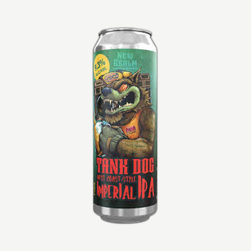 New Realm Tank Dog West Coast 19.2oz West Coase DIPA
