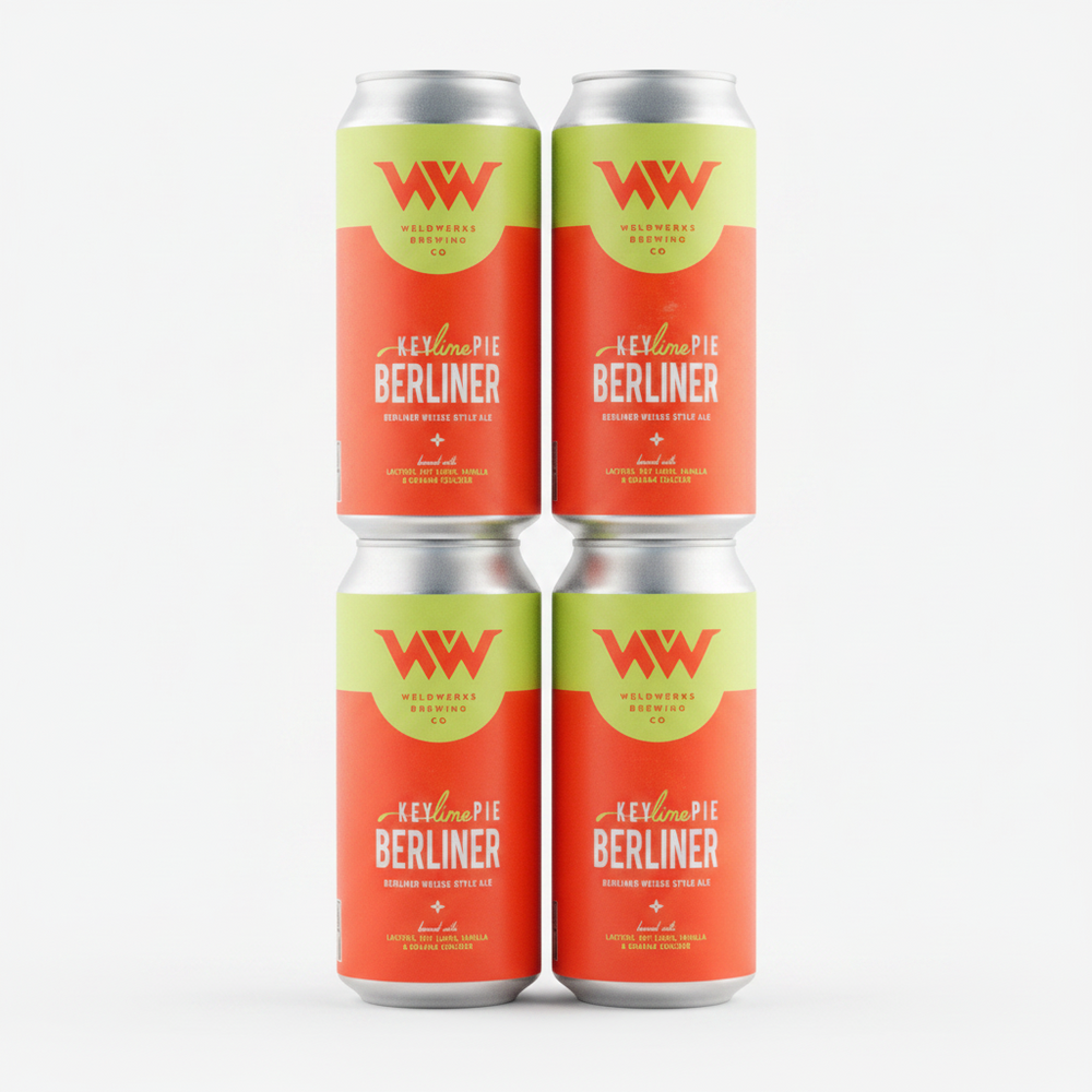 Weldwerks Key Lime Pie Berlinr 4pk 16oz Berliner
