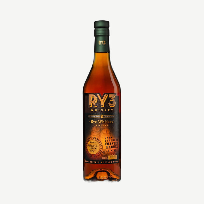 RY3 Rye Whiskey Toasted Barrel