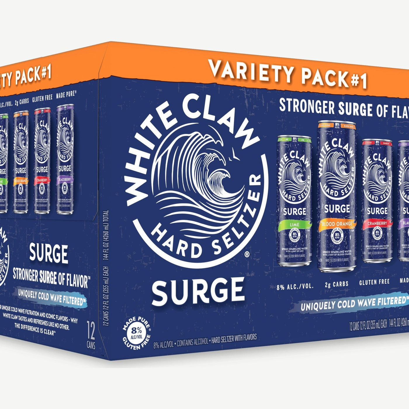 White Claw Surge Variety 12pk 12pk Hard Seltzer Variety Pack