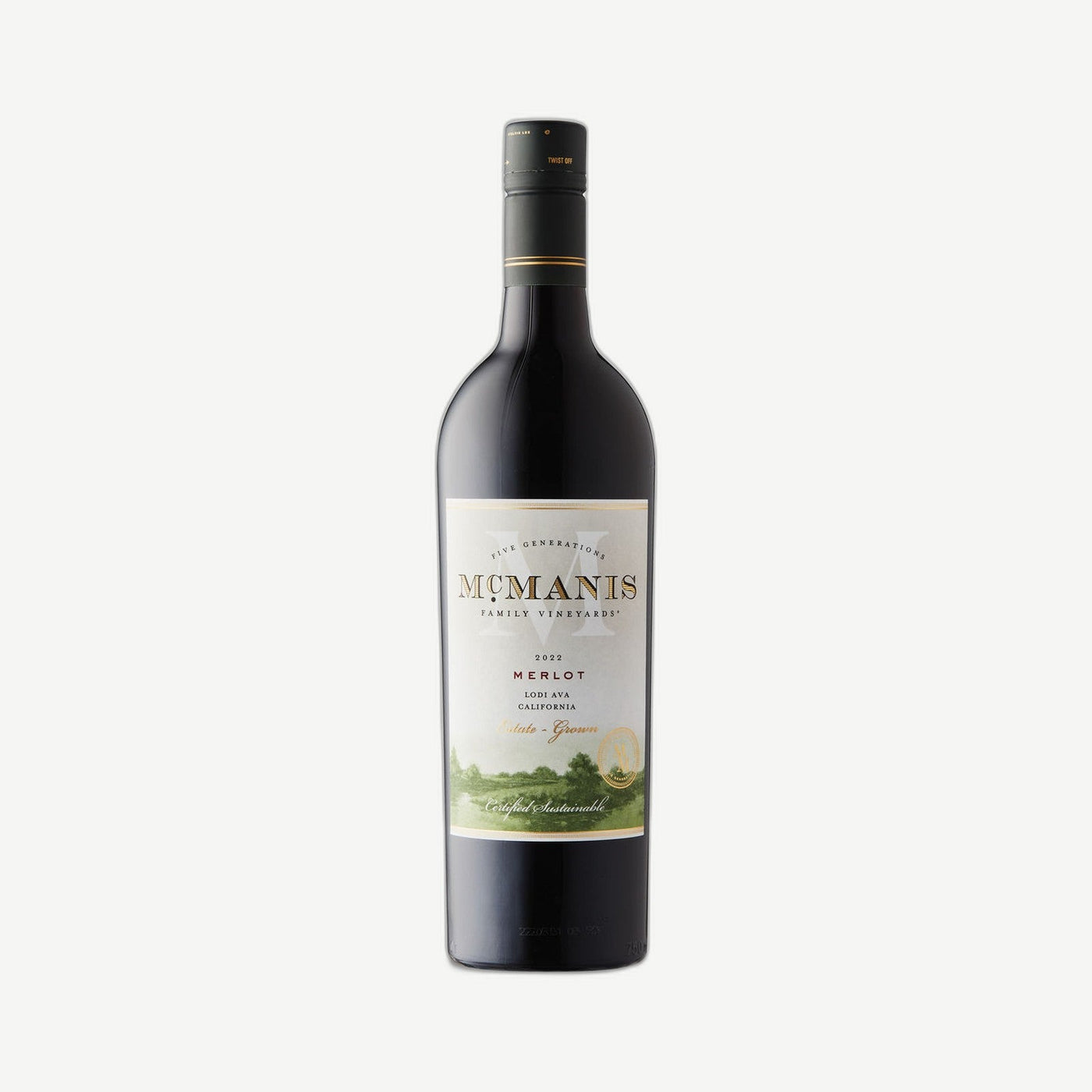 McManis Merlot 21 750ml Lodi California Wine