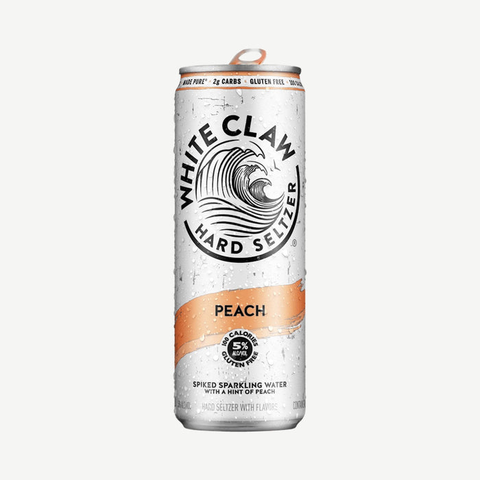 White Claw RTD Peach Vodk Soda 4pk Cans Peach Vodka Soda