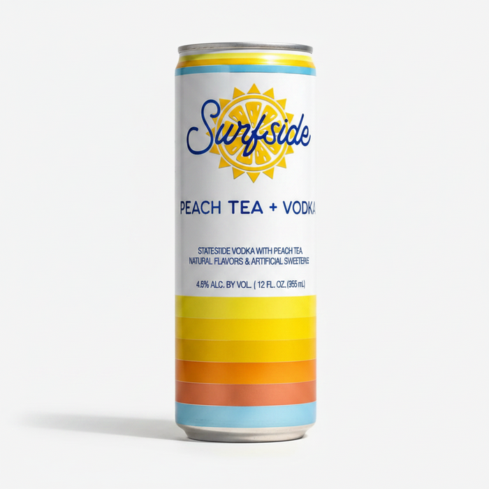 Surfside Peach Tea & Vodka RTD 4pk 12oz