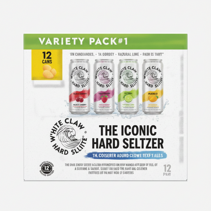White Claw Variety Pack #1 12pk Hard Seltzer Variety Pack