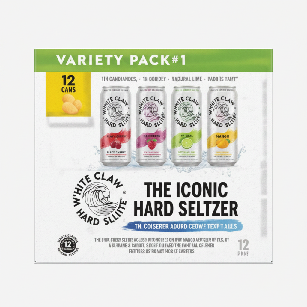 White Claw Variety Pack #1 12pk Hard Seltzer Variety Pack