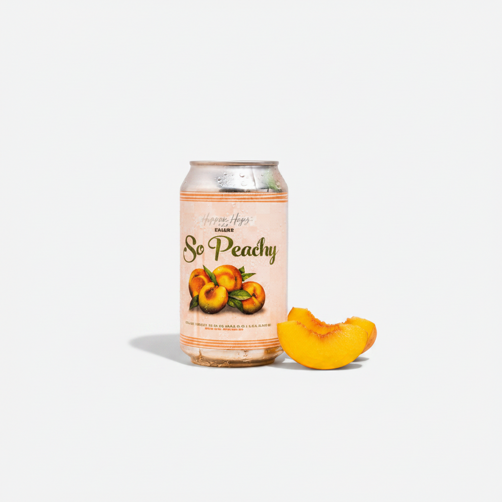 Hippin Hops So Peachy Sour 4pk 12oz Peach Cobbler Sour Ale