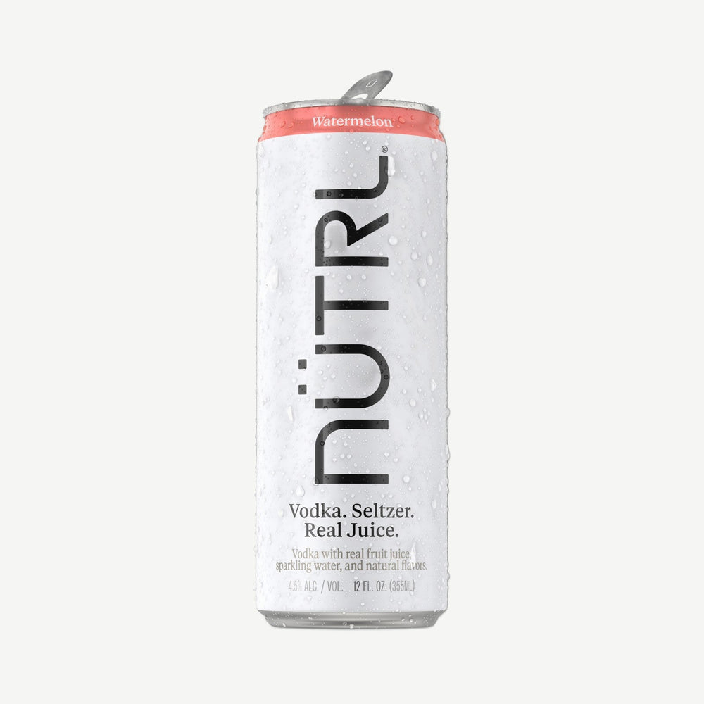 Nutrl Vodka Seltz Wtrmln 4pk Vodka Seltzer Watermelon